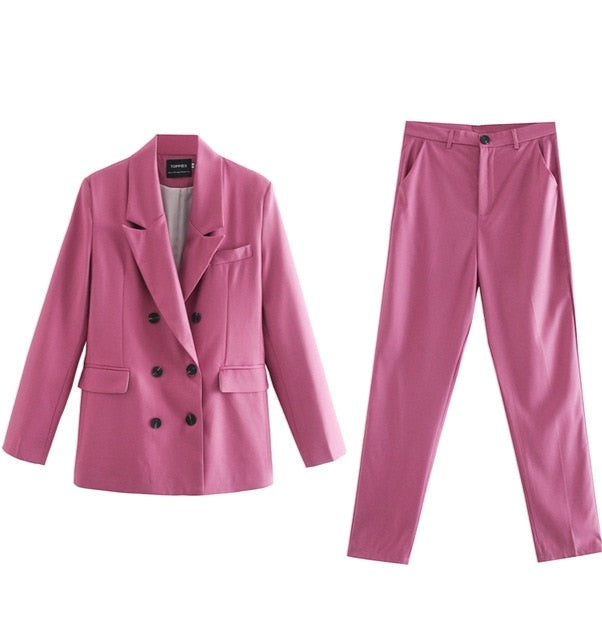 JOANA BLAZER & PANTS SET