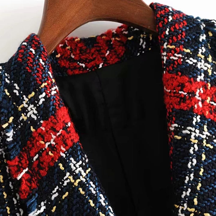 LUCIA CHIC CHECK BLAZER