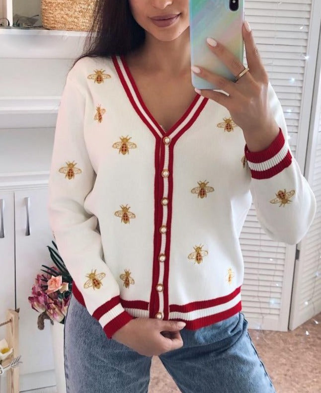 KAILA EMBROIDERY CARDIGAN