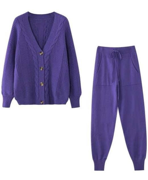 VARVARA CARDIGAN & PANTS SET