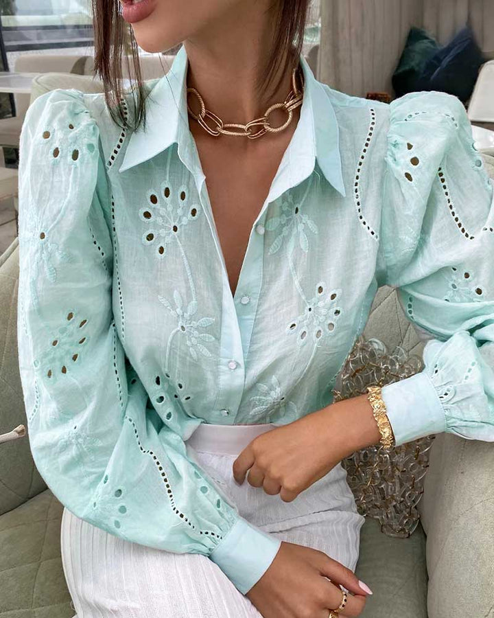 FRIDA MINT BLOUSE