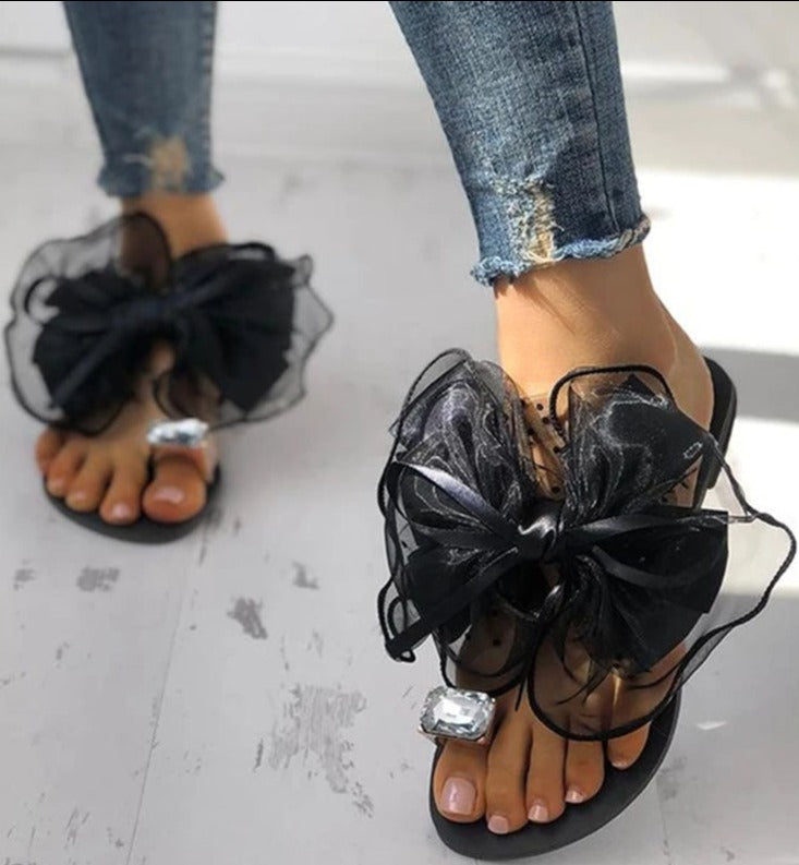 NANCY BOWTIE SLIPPERS