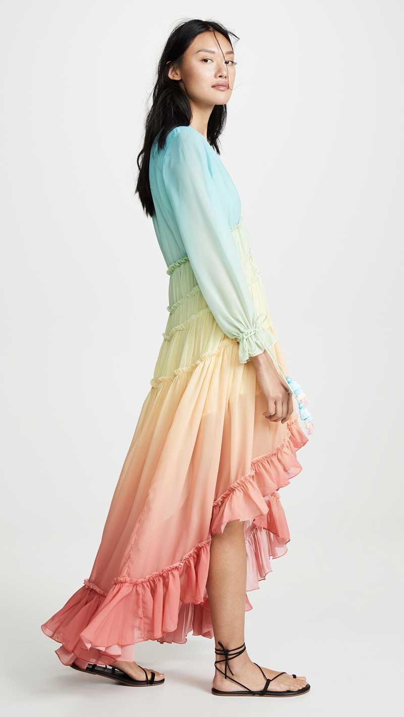 RAINBOW-INSPIRED DRESS