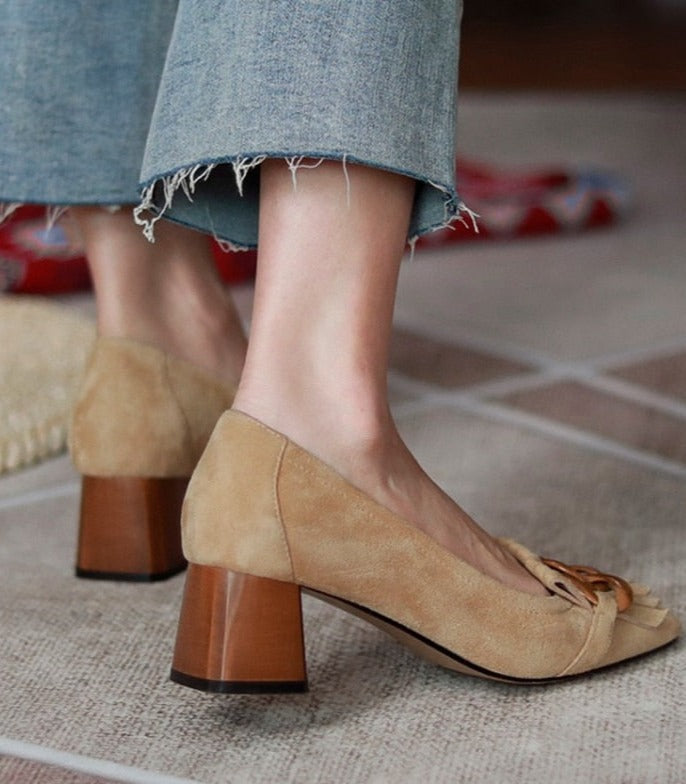 ROELLA SUEDE PUMPS