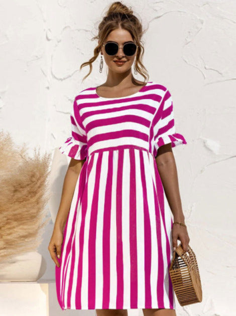 CUTE STRIPED DRESS