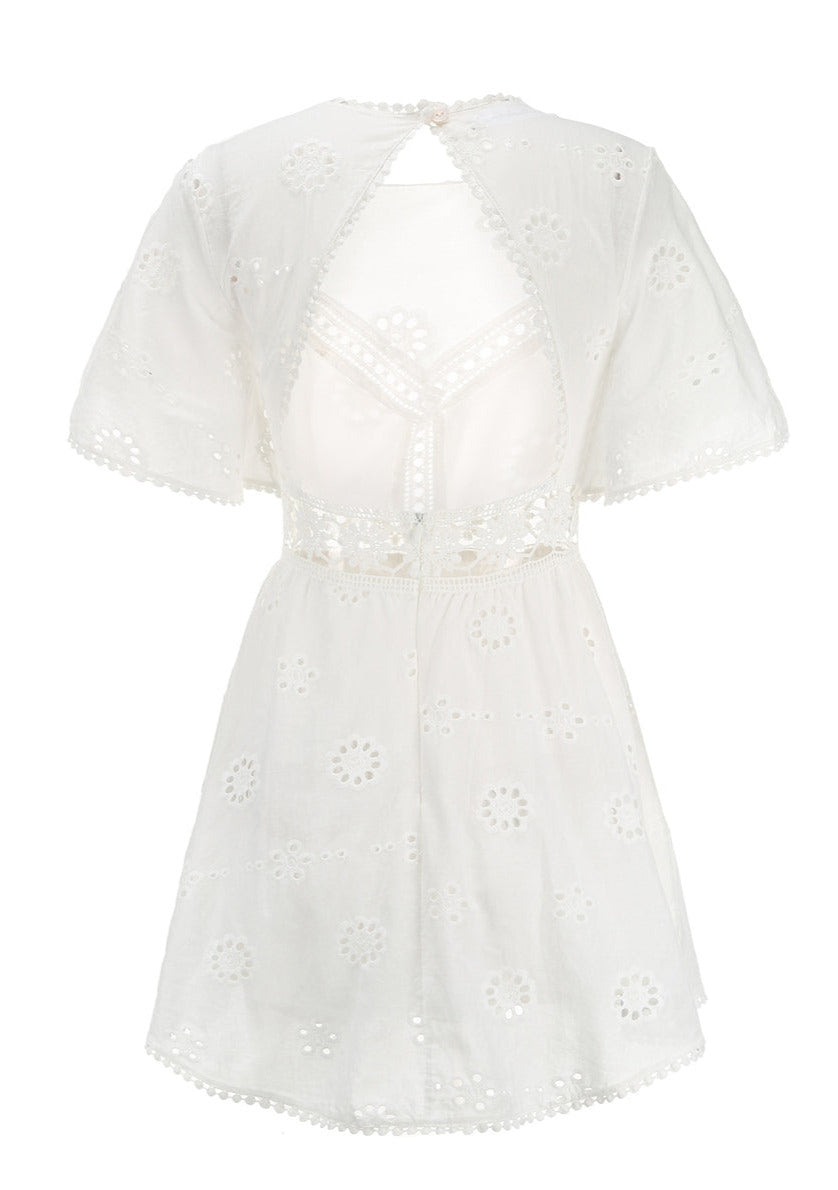 LANA EMBROIDERED DRESS