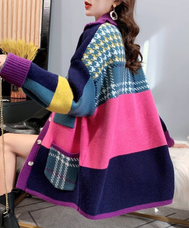 EMILY COLORBLOCK CARDIGAN