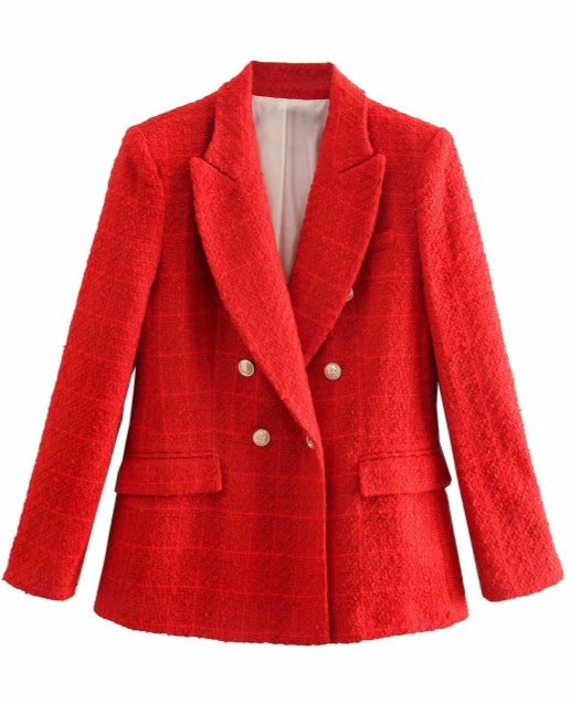 NOELLA COLOR TWEED BLAZER