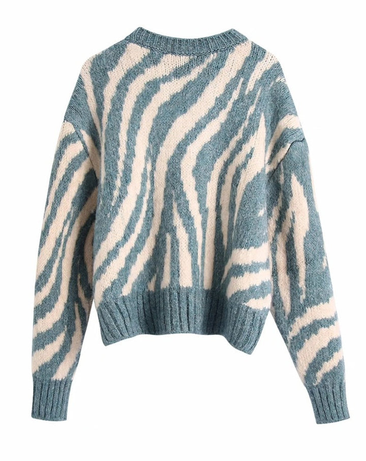 ADEL ZEBRA SWEATER