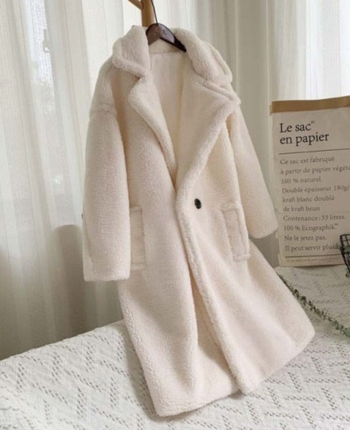 MILENA ECO FUR BEAR COAT