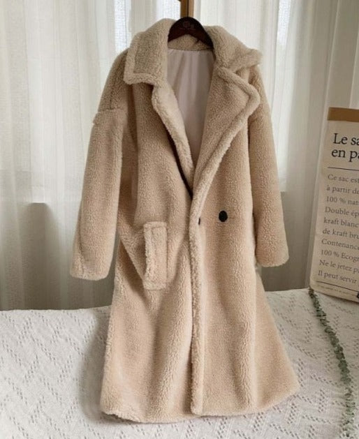 MILENA ECO FUR BEAR COAT