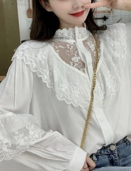 FIONA RUFFLED BLOUSE