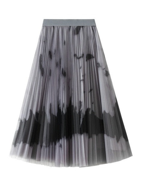 NANCY PLEATED CHIFFON SKIRT