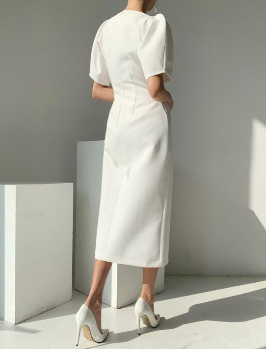 MEDDISON PUFF SLEEVE DRESS