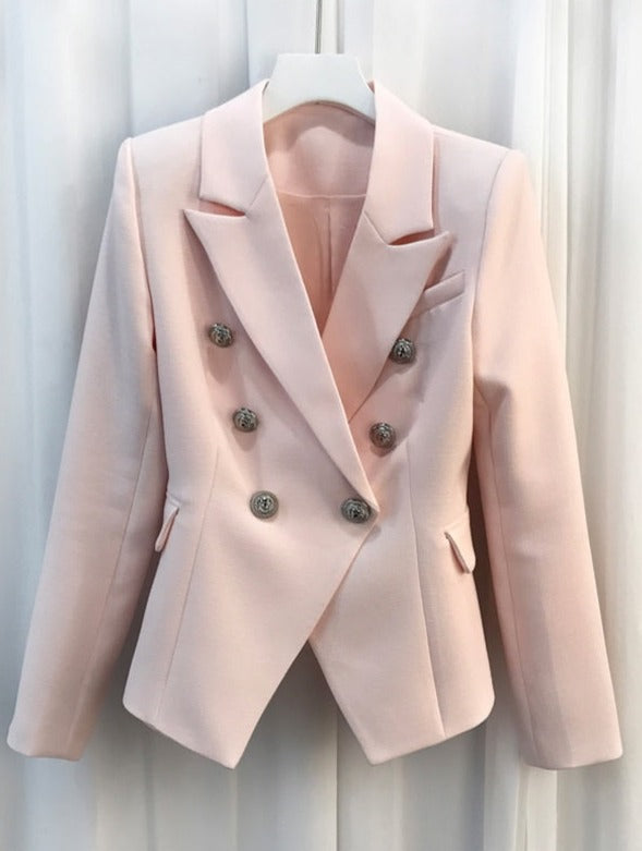 NASTASIA BABY PINK BLAZER